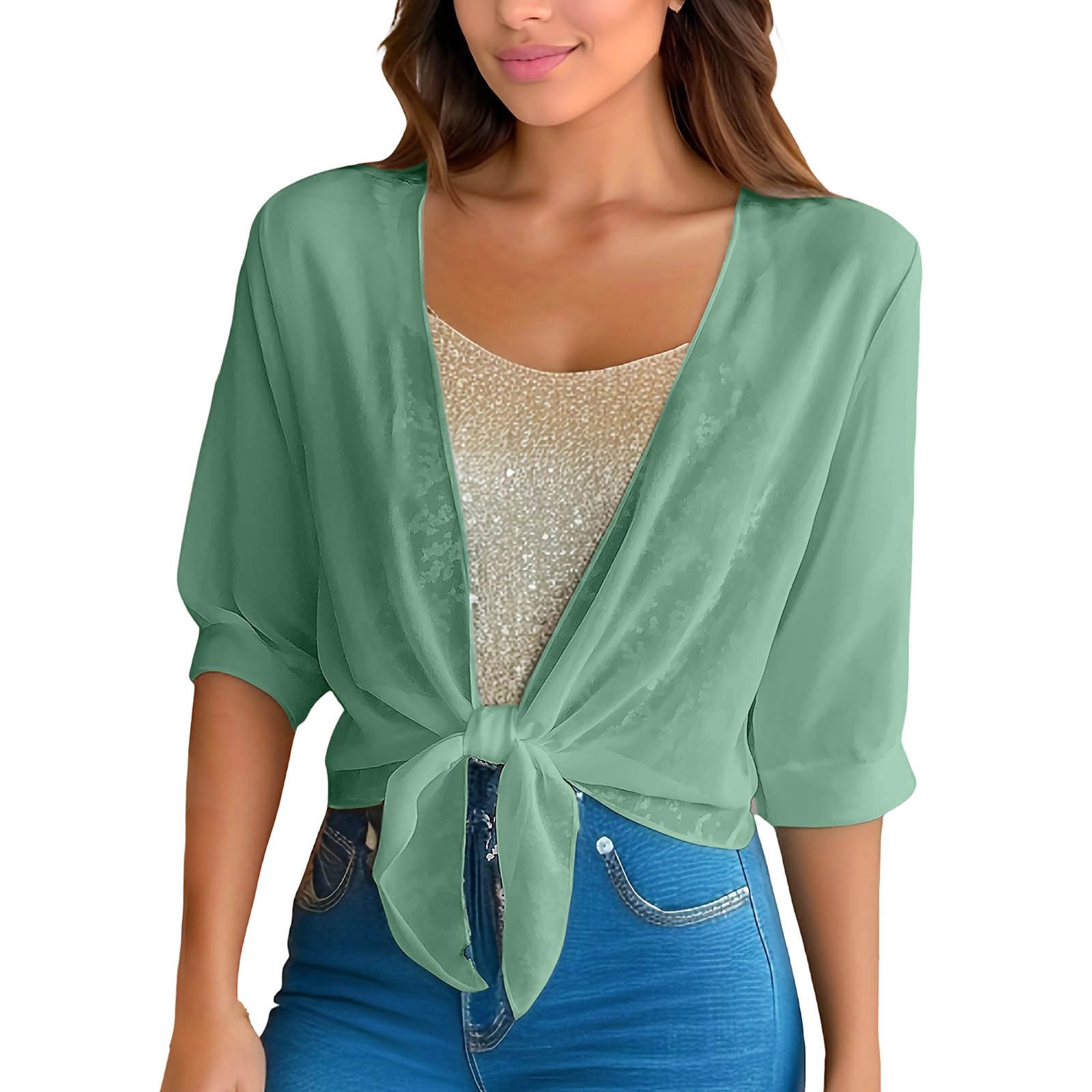 Women s Tops 3/4 Sleeve Soft Beach Shirt Chiffon Sheer Blouses L армия зеленый
Women s Tops 3/4 Sleeve Soft Beach Shirt Chiffon Sheer Blouses L армия зеленый