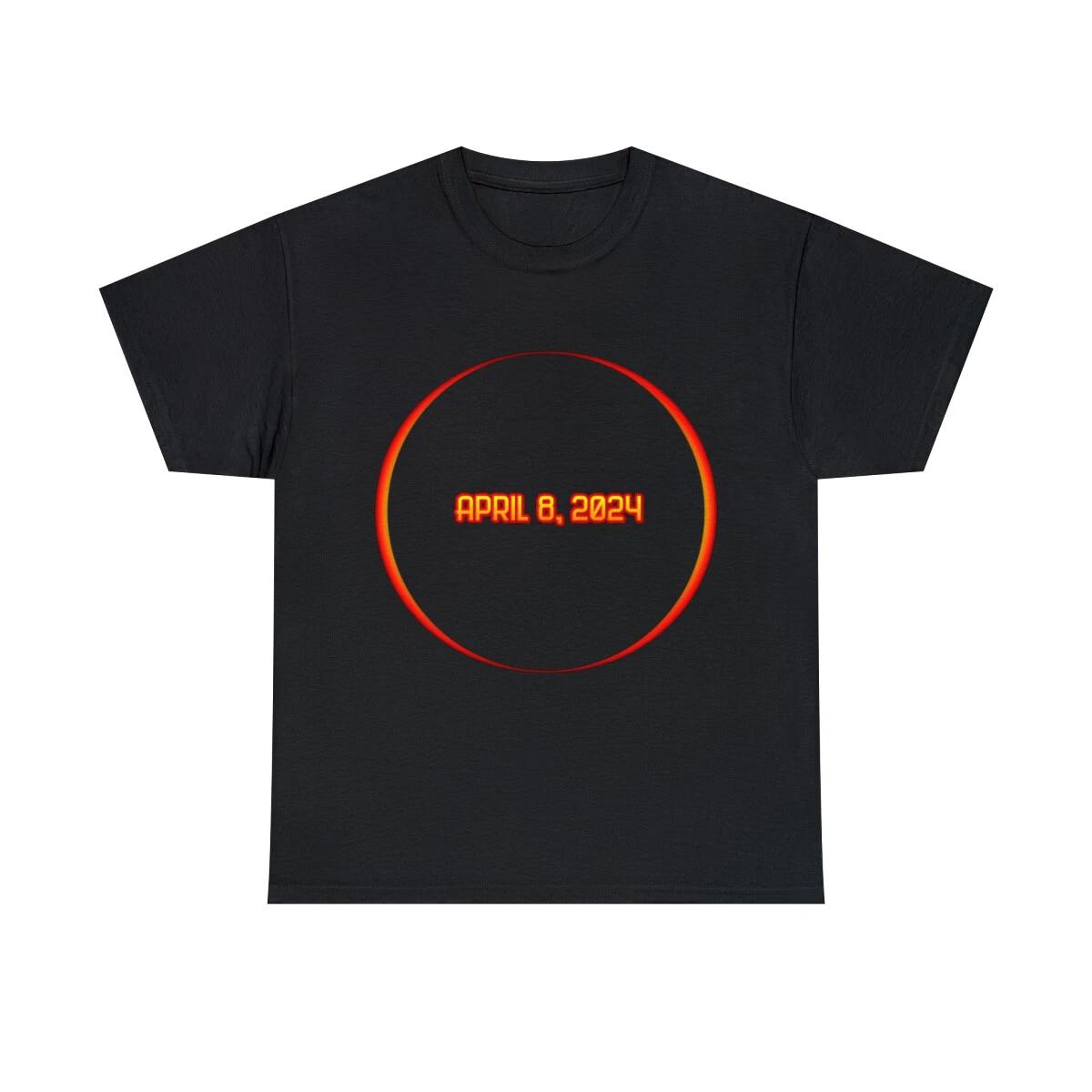 Solar Eclipse April 8 2024 Graphic Tee Shirt, S-5XL S
Solar Eclipse April 8 2024 Graphic Tee Shirt, S-5XL S