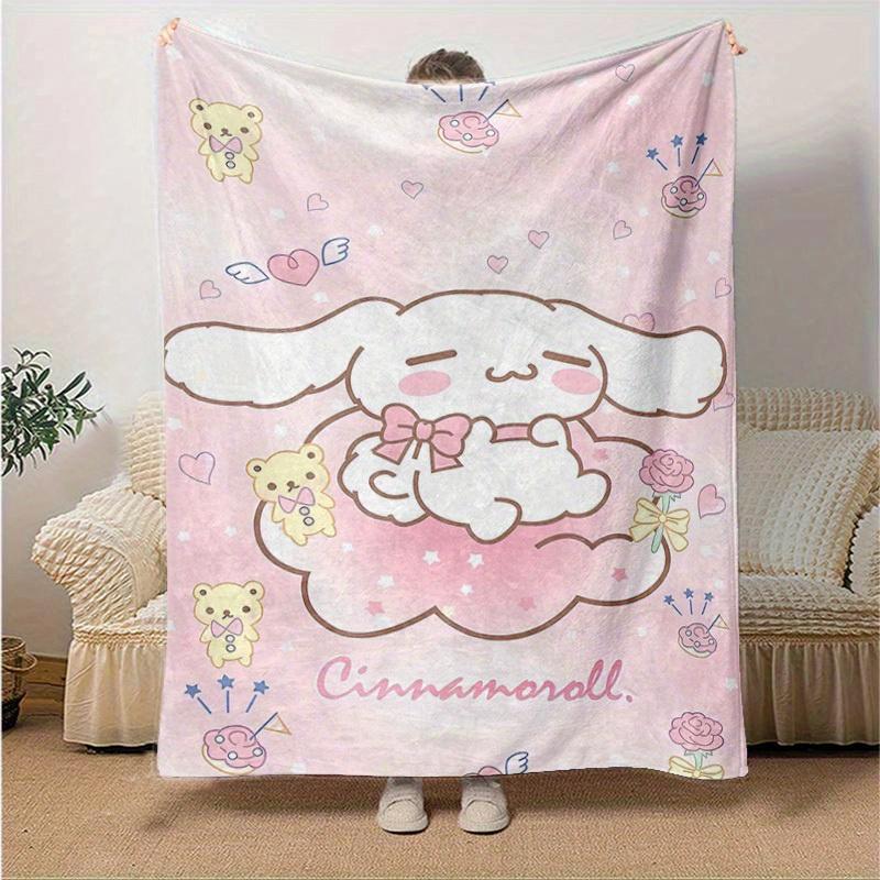 1pc, Sanrio Cute Cinnamoroll Home Decor Flannel Blanket: Perfect Gift for Bedroom, Living Room, Travel, Camping, Car, Beach, Office Naps, Ideal as Sof 130x150cm
1pc, Sanrio Cute Cinnamoroll Home Decor Flannel Blanket: Perfect Gift for Bedroom, Living Room, Travel, Camping, Car, Beach, Office Naps, Ideal as Sof 130x150cm