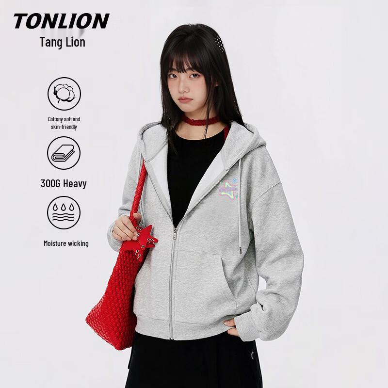 TonLion Women s Heavyweight Hooded Zip-Up Jacket L
TonLion Women s Heavyweight Hooded Zip-Up Jacket L