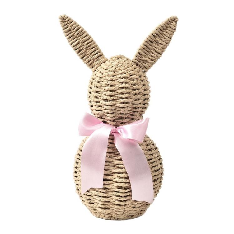 Artistic Woven Faux Rattan Easter Bunnies Figurine Decoration with Bowknot for Farmhouse Home Decors Festives Ornament розовый
Artistic Woven Faux Rattan Easter Bunnies Figurine Decoration with Bowknot for Farmhouse Home Decors Festives Ornament розовый