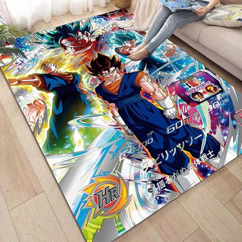 The Dragon Ball game card rug is suitable for home décor and can be used in game rooms, bedrooms, living rooms, 60x90cm
The Dragon Ball game card rug is suitable for home décor and can be used in game rooms, bedrooms, living rooms, 60x90cm