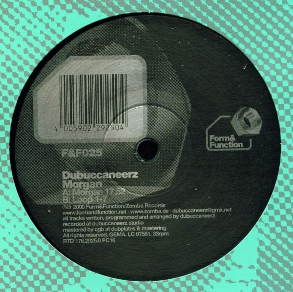 12inch Record DUBUCCANEERZ - Morgan FF025 Form & Function 2000 Germany Dance & Electronica Used
12inch Record DUBUCCANEERZ - Morgan FF025 Form & Function 2000 Germany Dance & Electronica Used