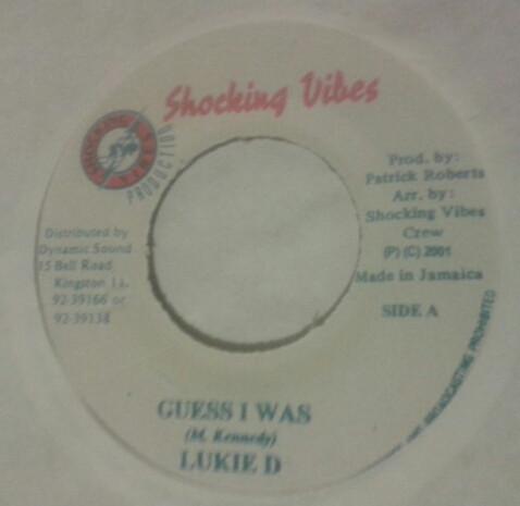7inch Record LUKIE D / FIREHOUSE CREW & PAUL TI - Guess I Was NONE Shocking Vibes 2001 Jamaica Reggae, Ska & Dub Used
7inch Record LUKIE D / FIREHOUSE CREW & PAUL TI - Guess I Was NONE Shocking Vibes 2001 Jamaica Reggae, Ska & Dub Used