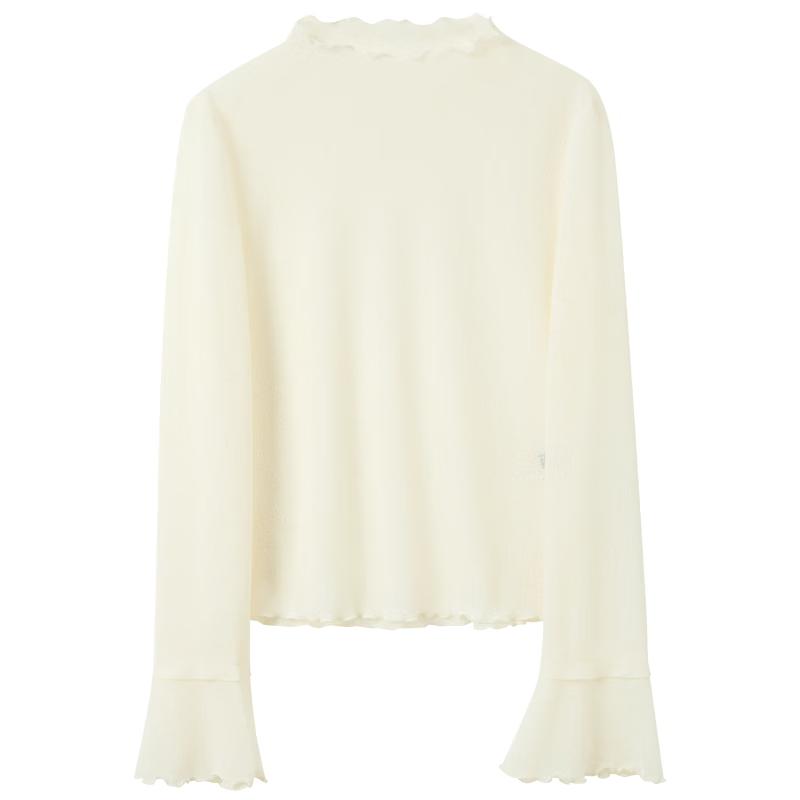 Women s Ruffle Trim Flare Sleeve Mock Neck Top S
Women s Ruffle Trim Flare Sleeve Mock Neck Top S