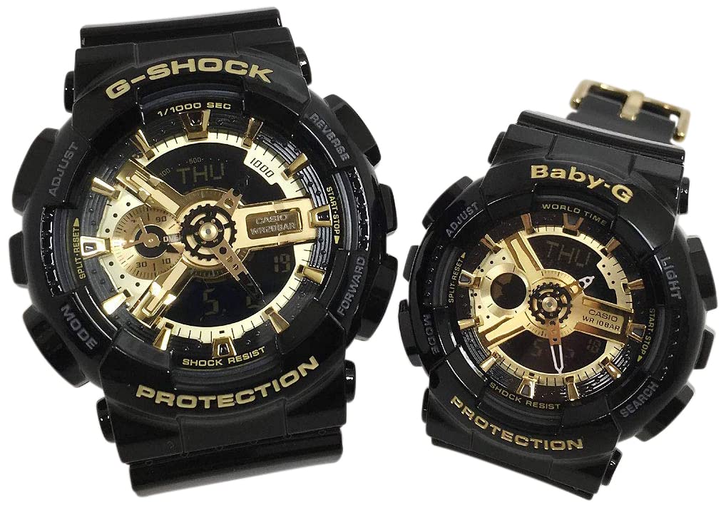 Casio CASIO watch G-SHOCK & BABY-G pair watch Lovers G-Shock pair Genuine pair case included G-Shock & Baby G Black Black GA-110GB-1AJF BA-110-1AJF
Casio CASIO watch G-SHOCK & BABY-G pair watch Lovers G-Shock pair Genuine pair case included G-Shock & Baby G Black Black GA-110GB-1AJF BA-110-1AJF