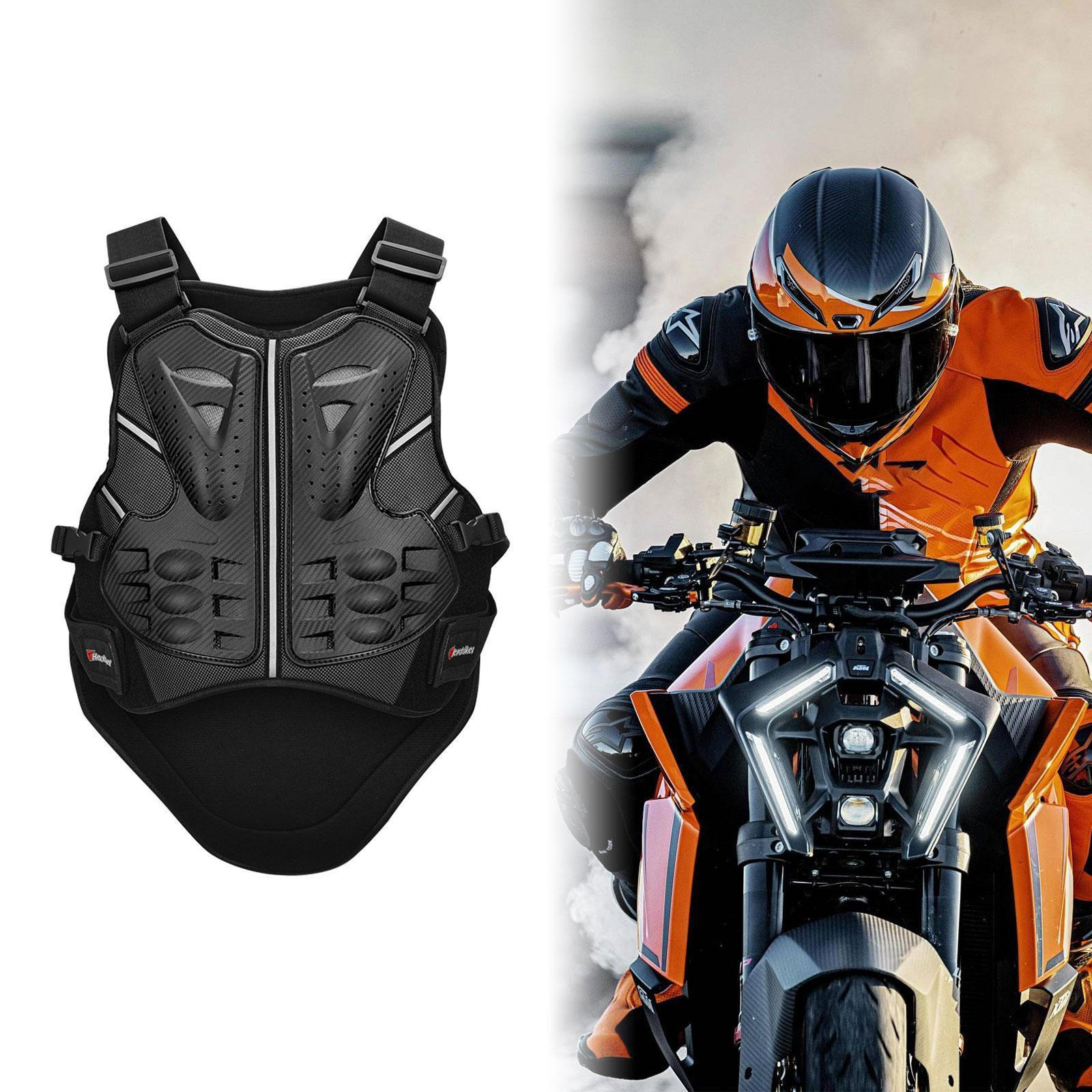 Мотоциклетная куртка на все тело, защита спины, регулируемая защита груди, мотоциклетная одежда для езды на велосипеде M чёрный
Мотоциклетная куртка на все тело, защита спины, регулируемая защита груди, мотоциклетная одежда для езды на велосипеде M чёрный