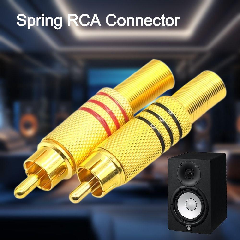 Для ПК Аудио Видео Мужской Джек Разъем DIY Части AV Разъемы Пружинный RCA Разъем красный
Для ПК Аудио Видео Мужской Джек Разъем DIY Части AV Разъемы Пружинный RCA Разъем красный