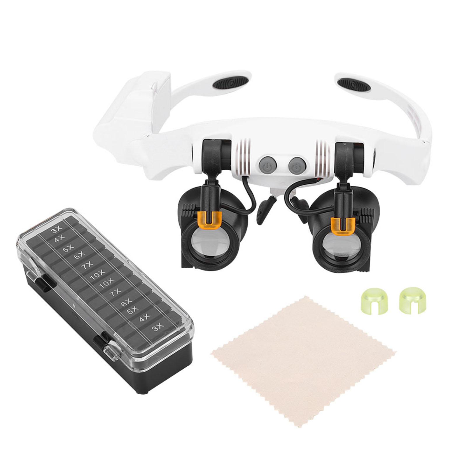Multifunctional Head Mount LED 21 Combination Magnifier with Replaceable Lens for Inspection
Multifunctional Head Mount LED 21 Combination Magnifier with Replaceable Lens for Inspection