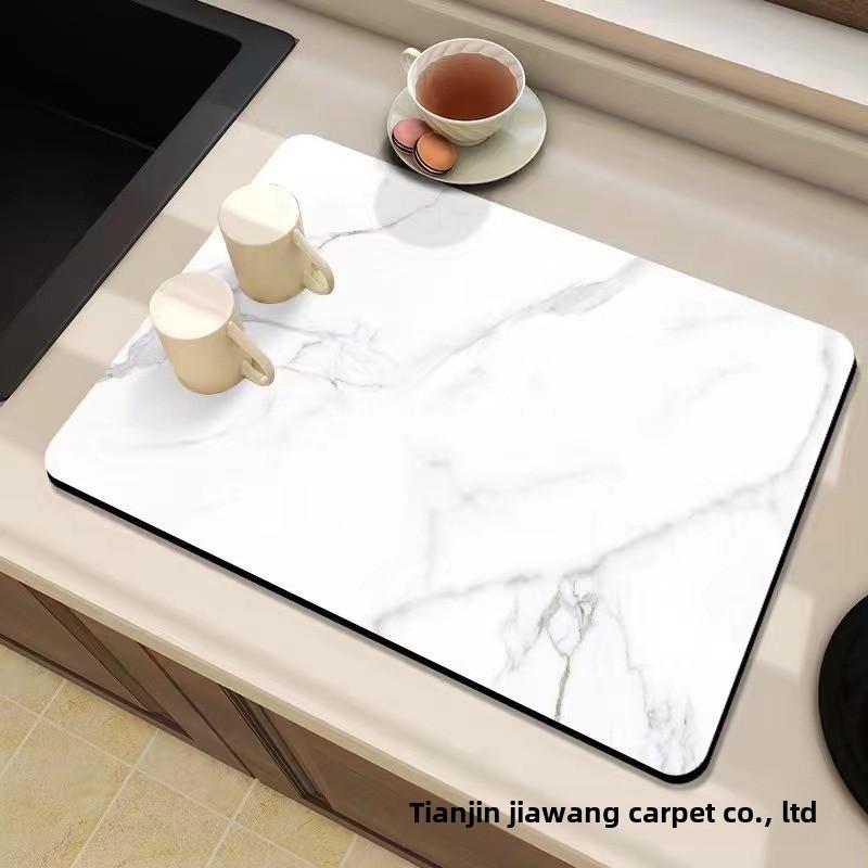 Мармуровий візерунок Діатомова земля Килимок для сушіння посуду Кухонна стійка Абсорбуюча подушка для посуду 40*50cm
Мармуровий візерунок Діатомова земля Килимок для сушіння посуду Кухонна стійка Абсорбуюча подушка для посуду 40*50cm