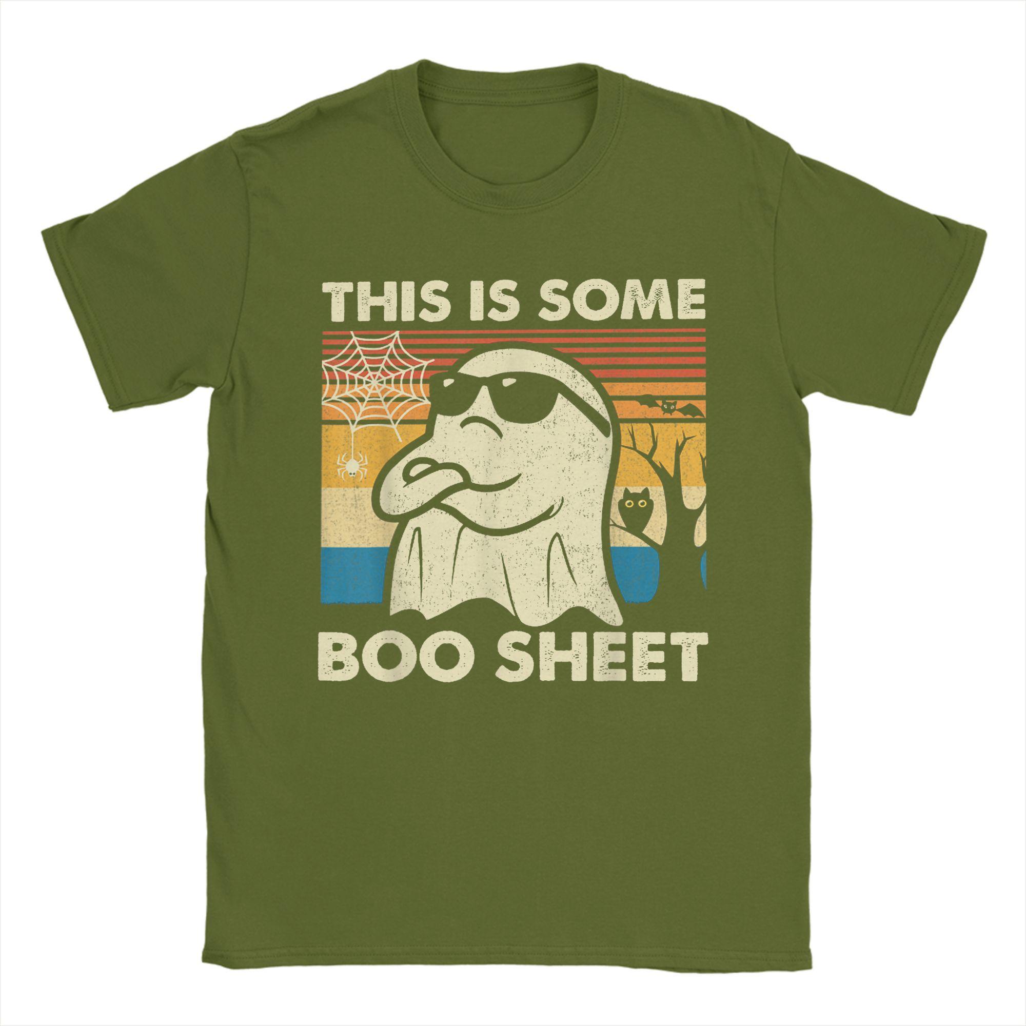 Vintage This is Some Boo Sheet Ghost Retro Funny Halloween T-Shirts Men Round Neck Cotton T Shirts Short Sleeve Tees Clothing 4XL
Vintage This is Some Boo Sheet Ghost Retro Funny Halloween T-Shirts Men Round Neck Cotton T Shirts Short Sleeve Tees Clothing 4XL