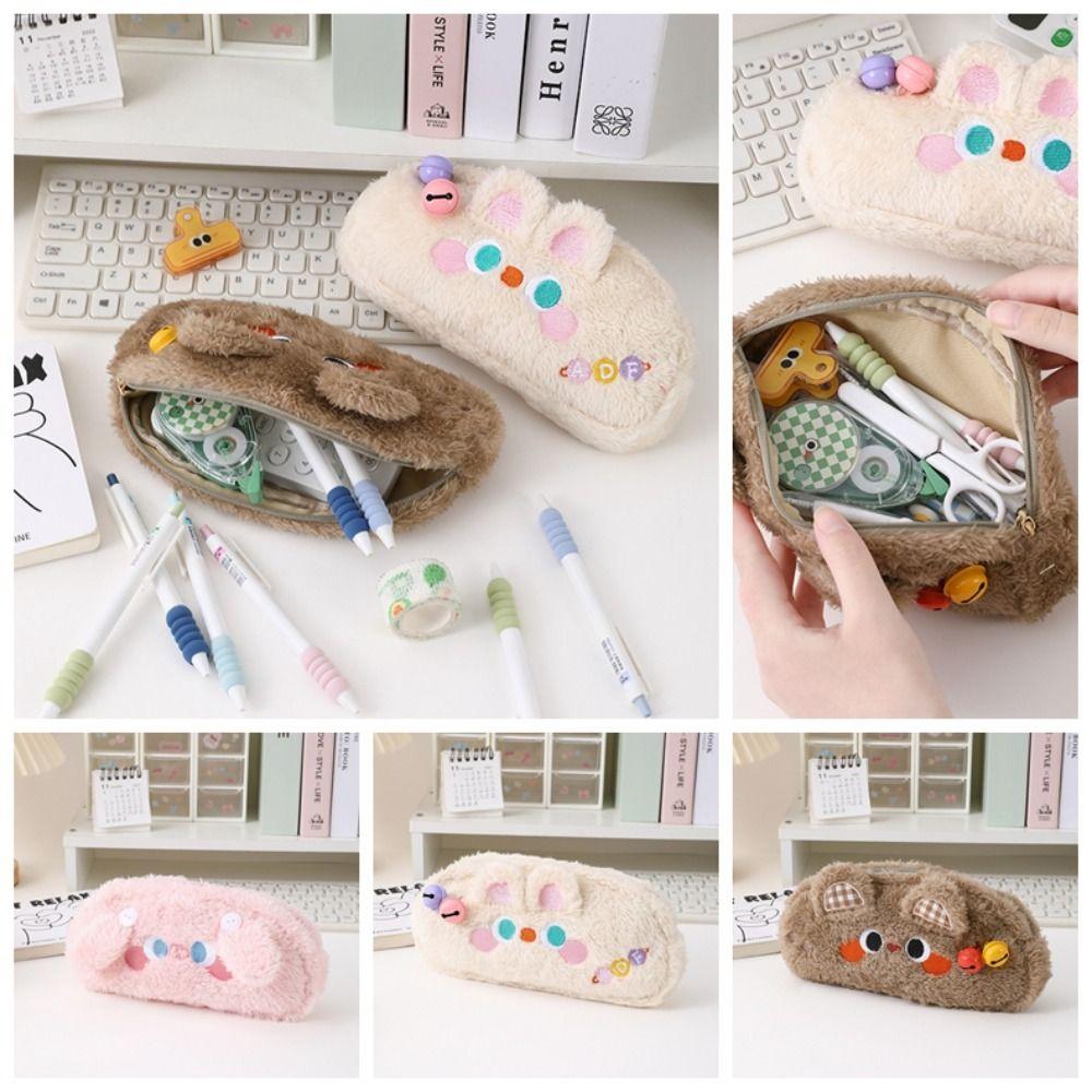 Large Capacity Plush Pencil Bag Korean Style Stationery Bag Portable Desktop Organizer School
Large Capacity Plush Pencil Bag Korean Style Stationery Bag Portable Desktop Organizer School