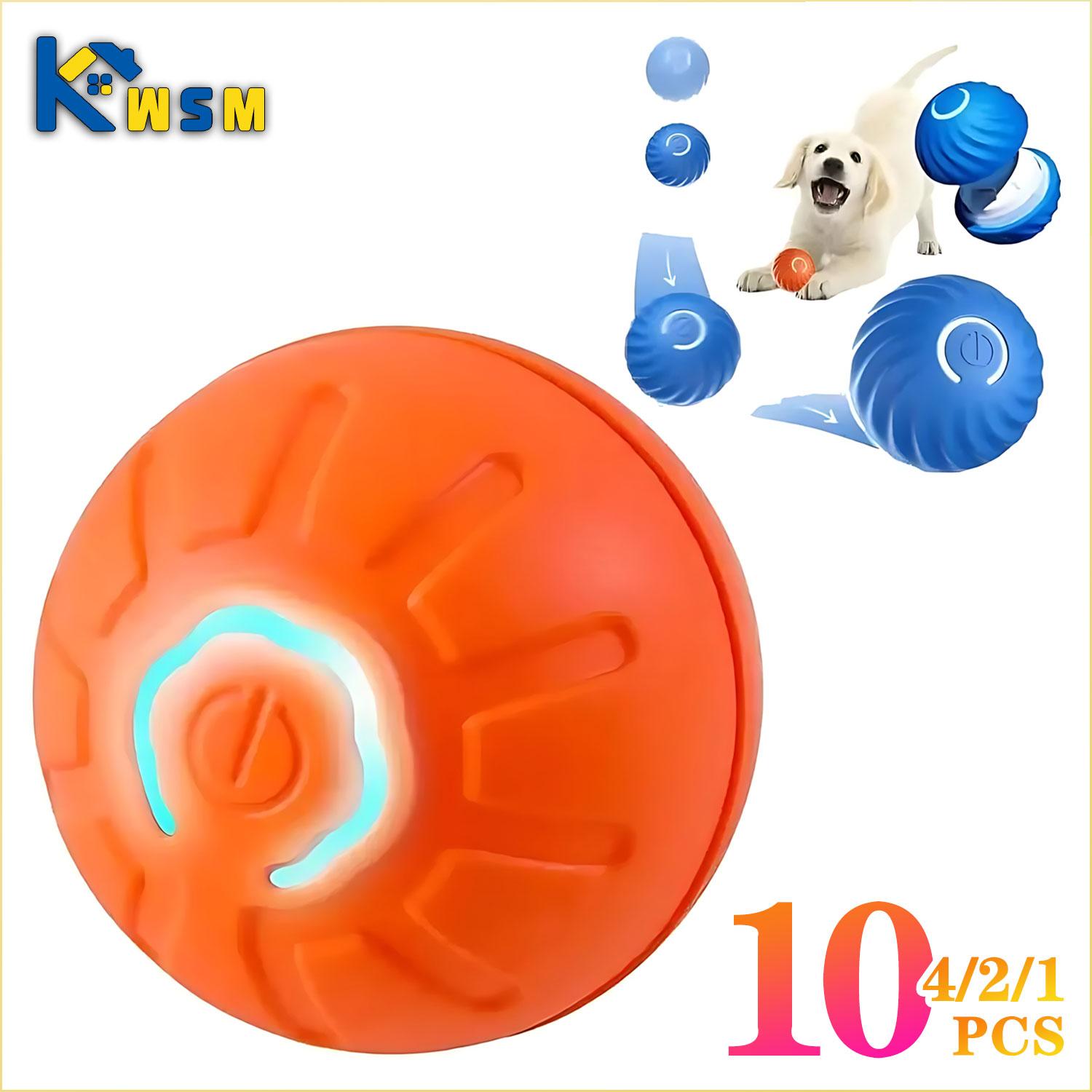 1-10PCS Smart Dog Toy Ball Electronic Interactive Pet Toy Moving Ball USB Automatic Moving Bounce Suitable for Puppy Gift 52x52mm
1-10PCS Smart Dog Toy Ball Electronic Interactive Pet Toy Moving Ball USB Automatic Moving Bounce Suitable for Puppy Gift 52x52mm