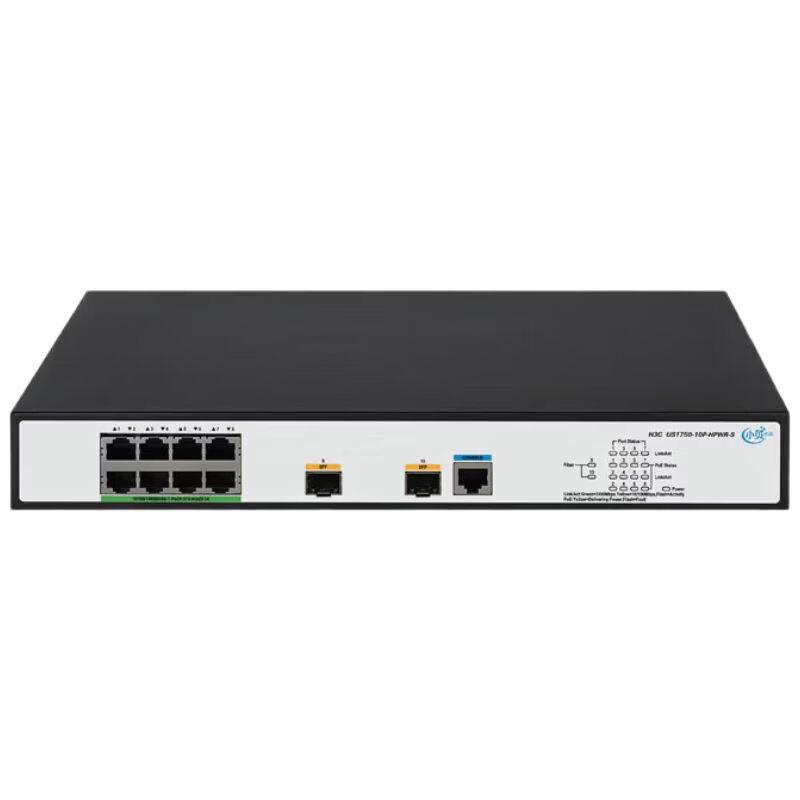 H3C US1750-10P-HPWR-S Gigabit PoE Access Switch
H3C US1750-10P-HPWR-S Gigabit PoE Access Switch