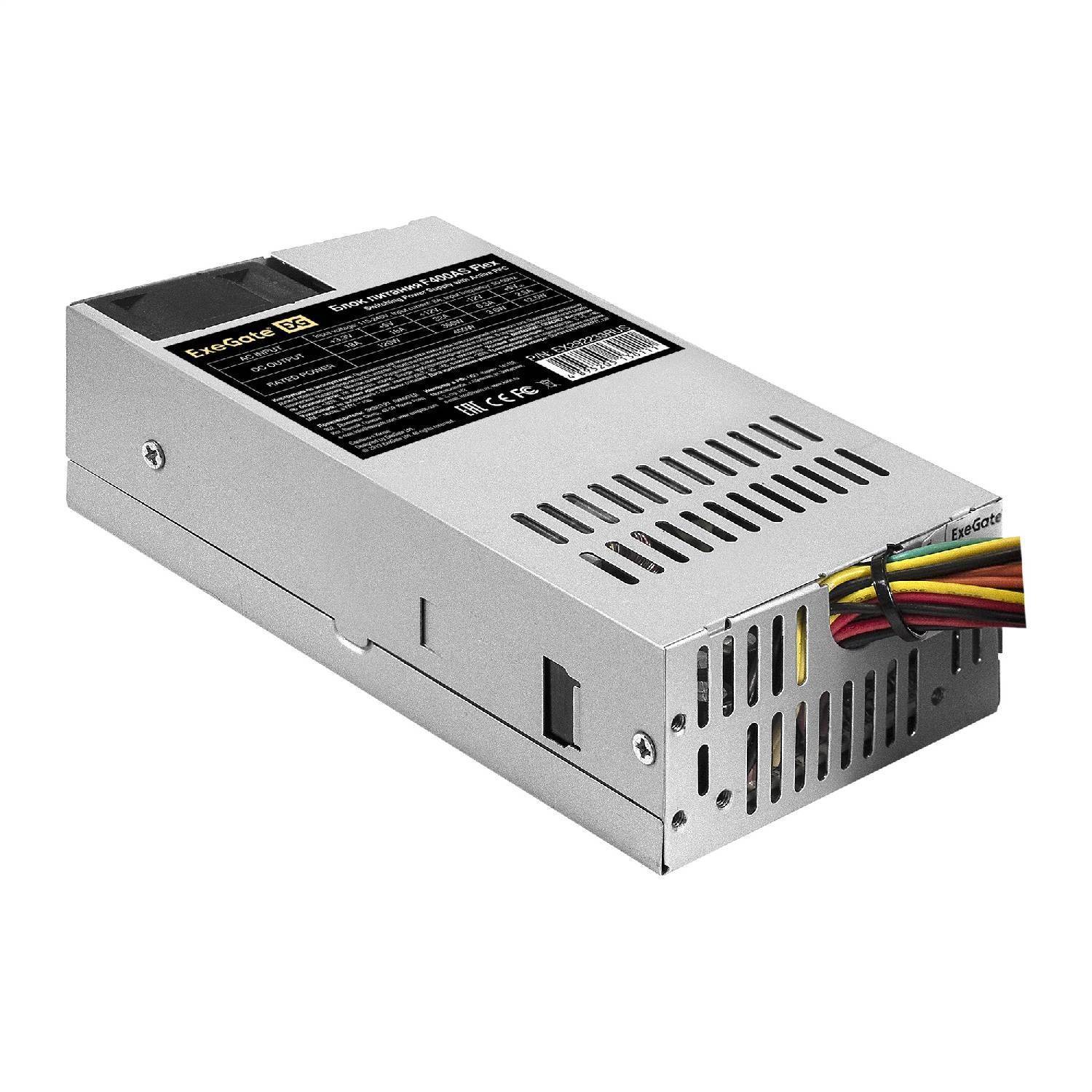 Power Supply Exegate F400as flex Atx For Itx Case Apfc Efficiency 80 80 Plus 4cm Fan 24pin 4pin 3xsata 2xide
Power Supply Exegate F400as flex Atx For Itx Case Apfc Efficiency 80 80 Plus 4cm Fan 24pin 4pin 3xsata 2xide