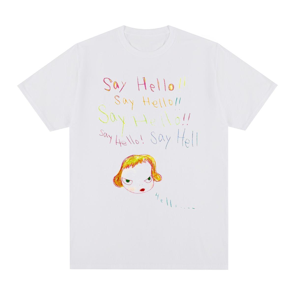 Yoshitomo Nara Say Hello Vintage Tshirt Cotton Unisex T shirt New Tee Tshirt Womens Tops S
Yoshitomo Nara Say Hello Vintage Tshirt Cotton Unisex T shirt New Tee Tshirt Womens Tops S