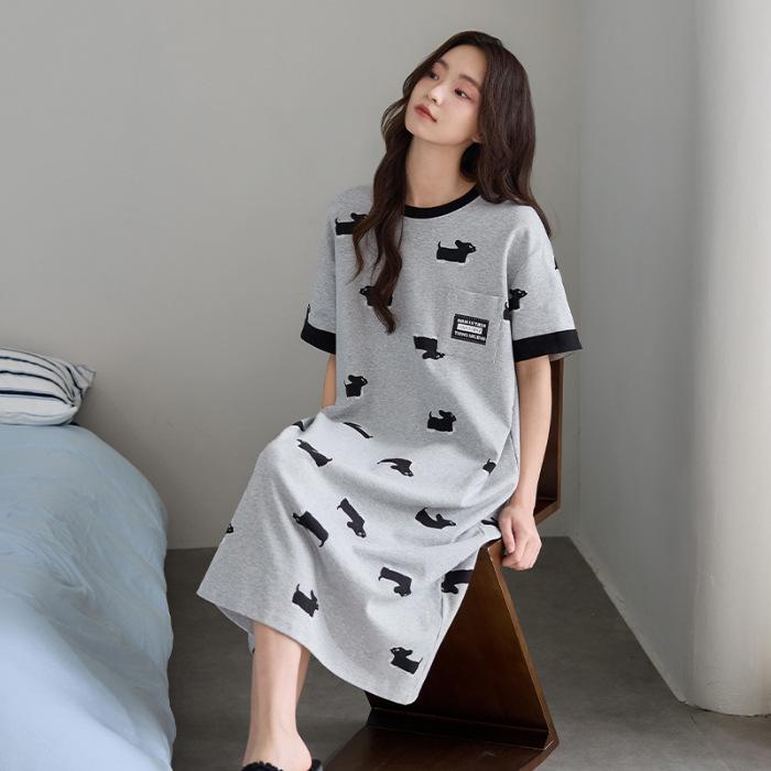 2026 Women s New Style Pajamas, Stretch Imitation Cotton, Short Sleeve Cute Summer Nightgown with Lapel - Internet Celebrity Homewear XXXL
2026 Women s New Style Pajamas, Stretch Imitation Cotton, Short Sleeve Cute Summer Nightgown with Lapel - Internet Celebrity Homewear XXXL