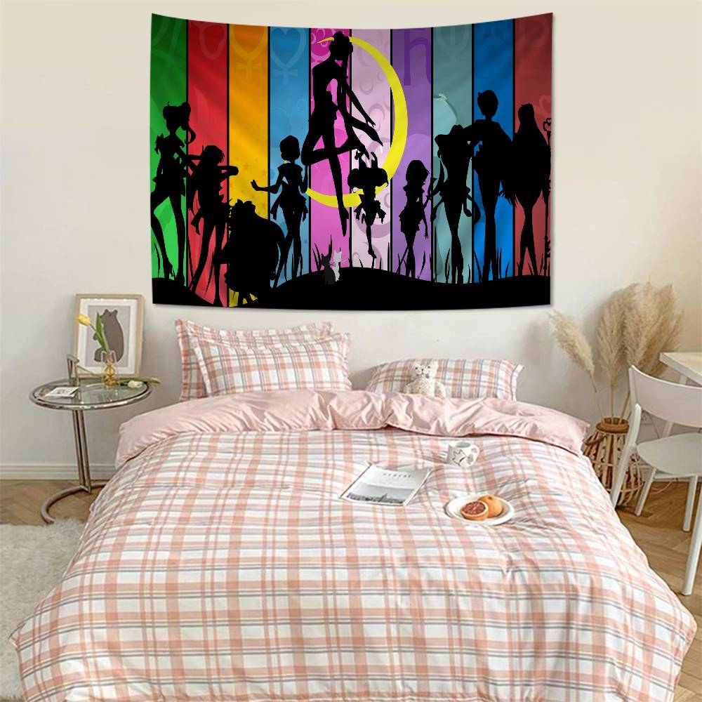 SSailores Cute Girl Moon Colorful Tapestry Wall Hanging Hanging Tarot Hippie Wall Rugs Dorm Wall Art Decor 74x94cm(29x37in)
SSailores Cute Girl Moon Colorful Tapestry Wall Hanging Hanging Tarot Hippie Wall Rugs Dorm Wall Art Decor 74x94cm(29x37in)