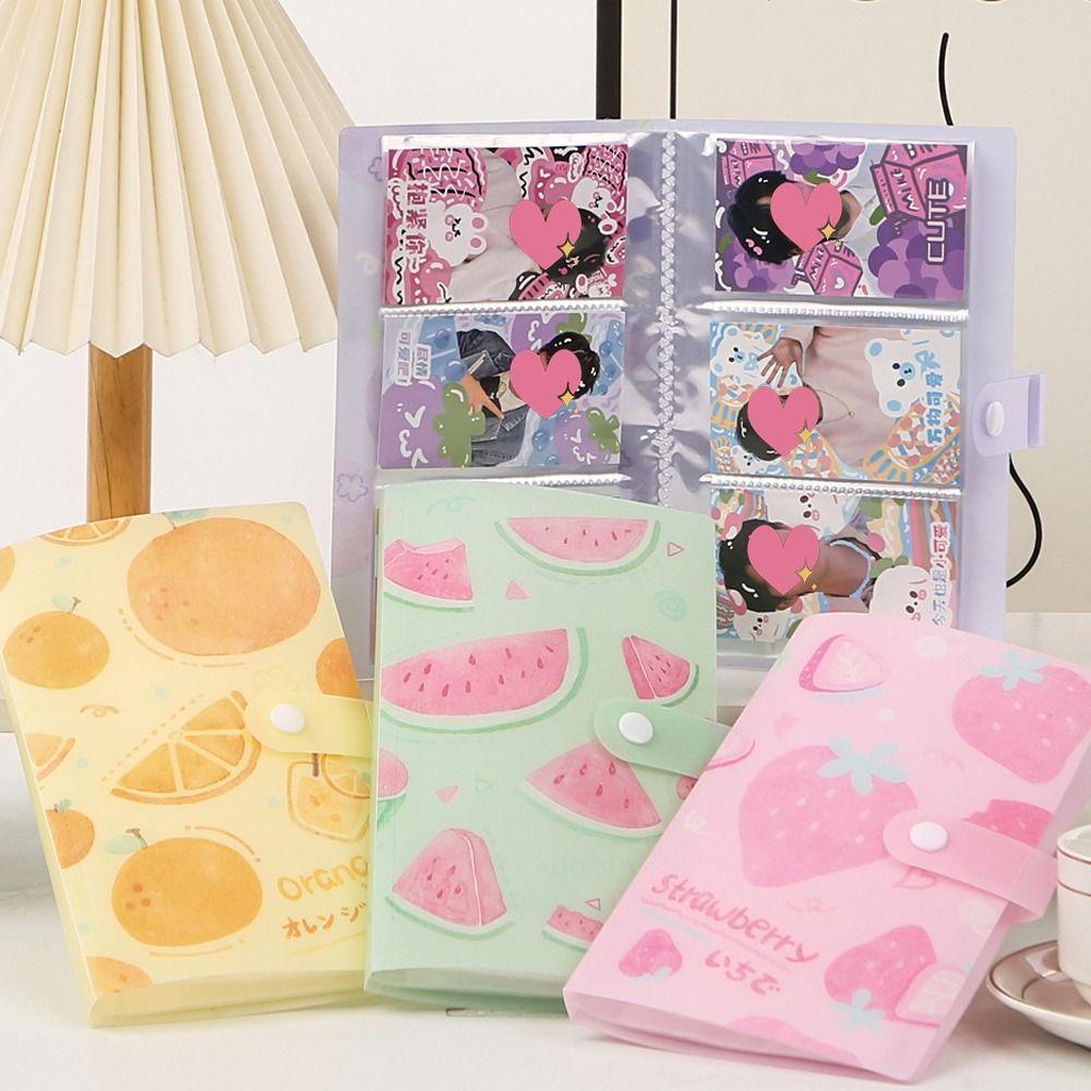 120/240 Slots 3-inch Album PVC Card Pack Fashion Postcard Holder 120 Slots помаранчевий 
120/240 Slots 3-inch Album PVC Card Pack Fashion Postcard Holder 120 Slots помаранчевий