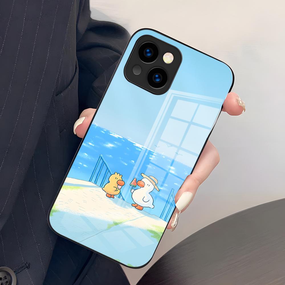 Cute Cartoon Duck Phone Case For IPhone 17 Pro Max 15 Pro 16 14 Plus 12 13 Mini 11 Pro Shockproof Glass Cover iPhone13 ProMax
Cute Cartoon Duck Phone Case For IPhone 17 Pro Max 15 Pro 16 14 Plus 12 13 Mini 11 Pro Shockproof Glass Cover iPhone13 ProMax