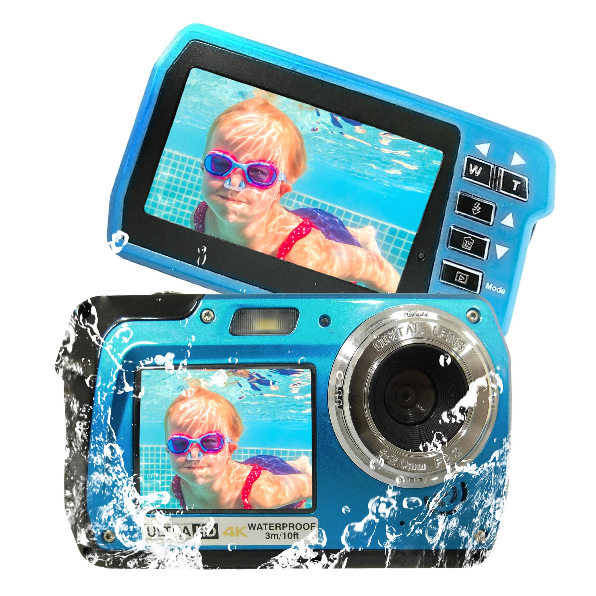 Broadwatch Digital Camera Compact 4K Shooting Waterproof and Shockproof Front and rear LCDs make it convenient to take selfies
Broadwatch Digital Camera Compact 4K Shooting Waterproof and Shockproof Front and rear LCDs make it convenient to take selfies