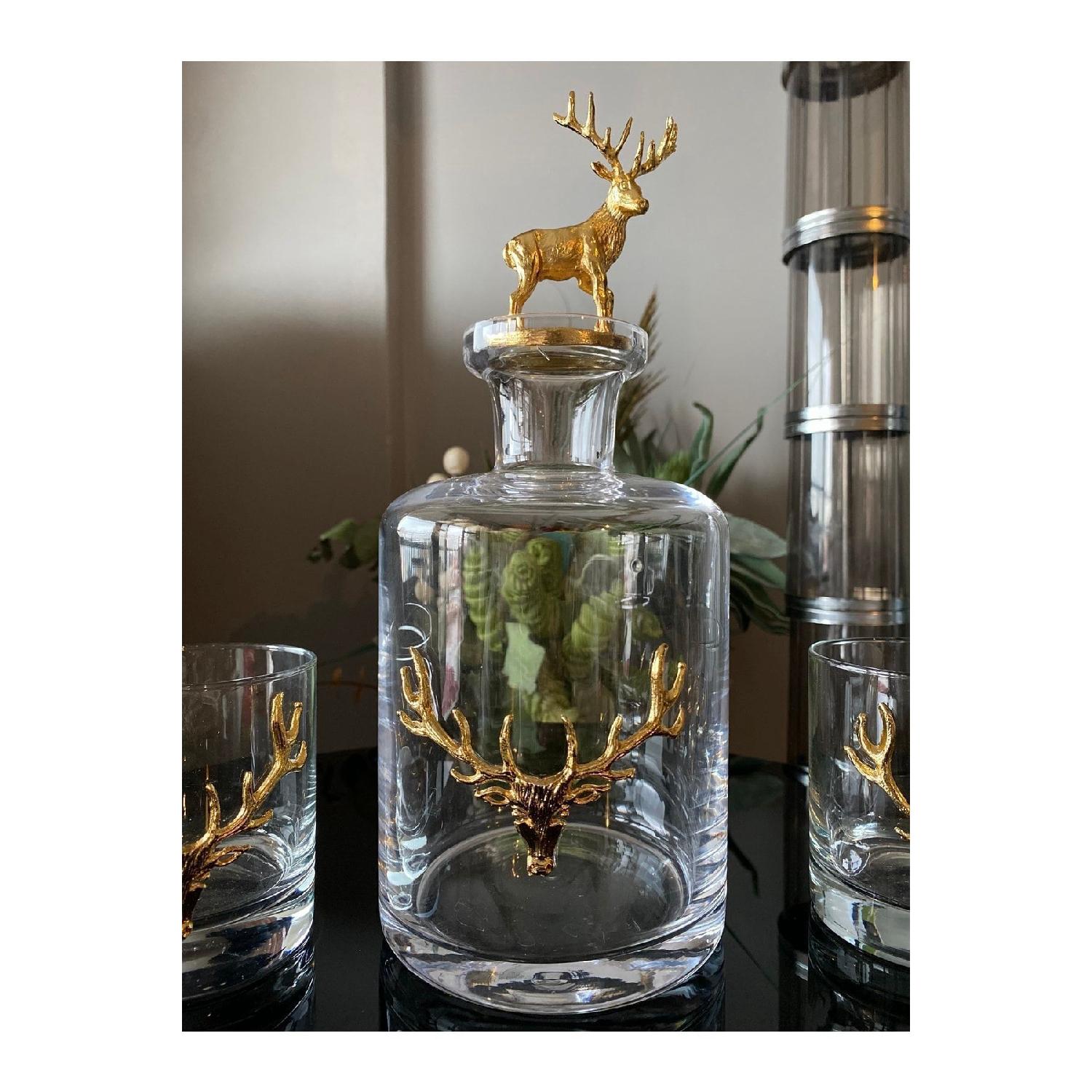 Bottle Decorative Deer Jug Carafe New Year s Presentation Gold Bottle With Deer Lid золотий
Bottle Decorative Deer Jug Carafe New Year s Presentation Gold Bottle With Deer Lid золотий