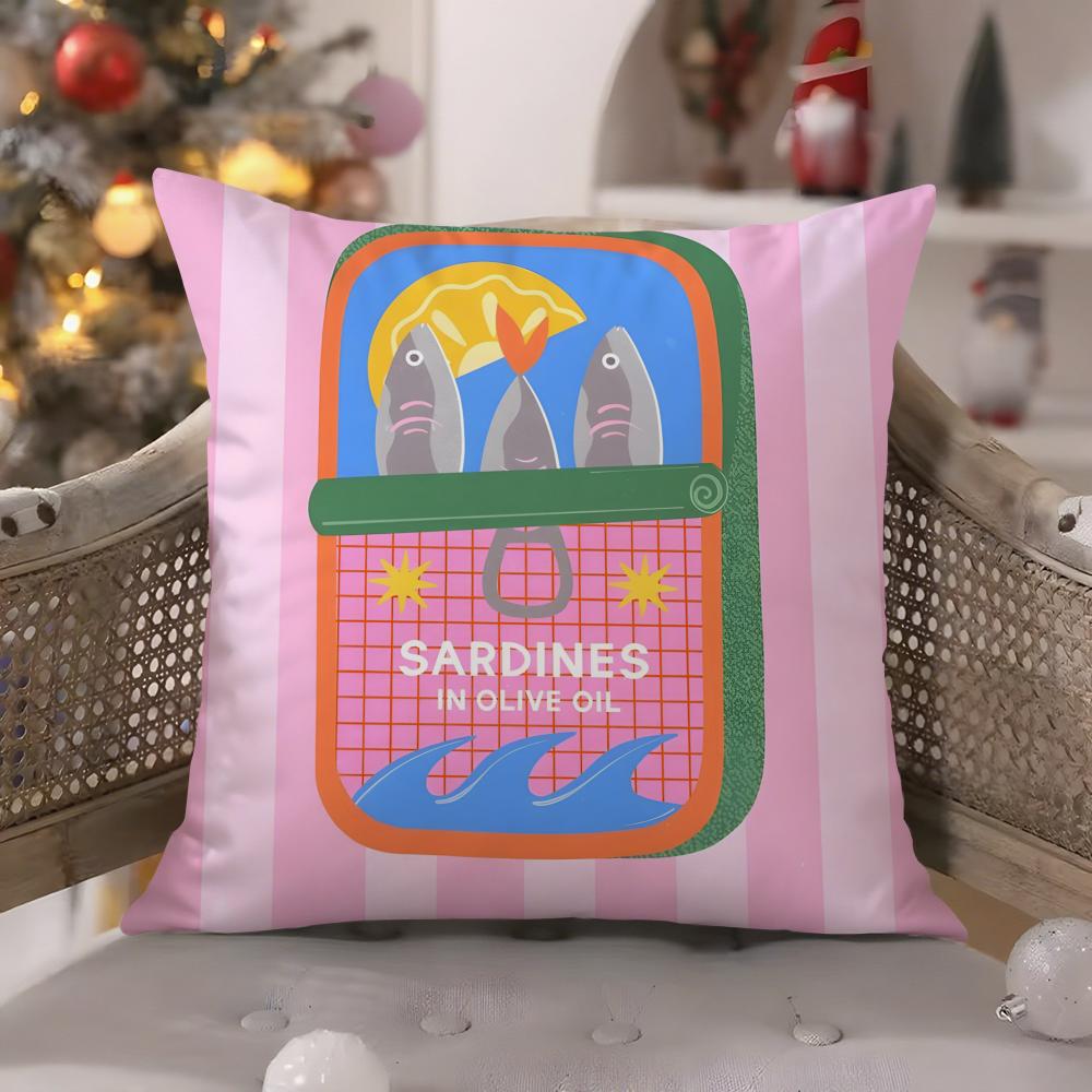 Colorful SardineS Fantasy Patterns Pillow Case Comfort Sofa Bed Silky elegant Invisible zipper Decorative cushion cover 30x30 cm
Colorful SardineS Fantasy Patterns Pillow Case Comfort Sofa Bed Silky elegant Invisible zipper Decorative cushion cover 30x30 cm