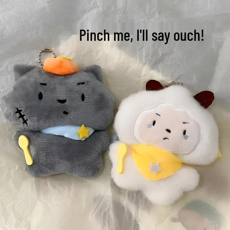 Newcomer Exclusive: Gray Wolf Lazy Sheep Plush Keychain Doll Pendant 10cm
Newcomer Exclusive: Gray Wolf Lazy Sheep Plush Keychain Doll Pendant 10cm