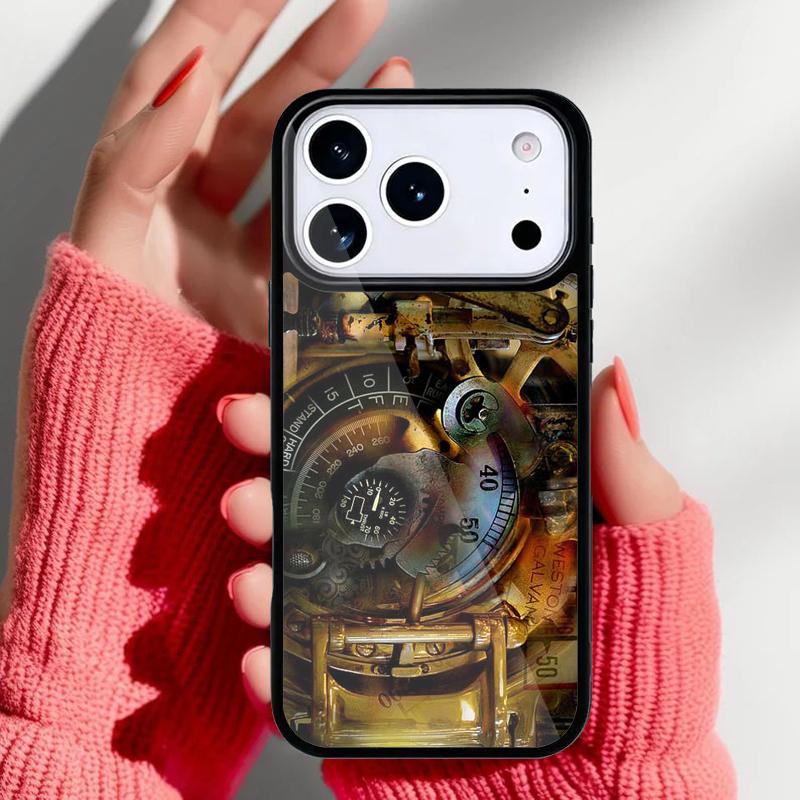 Steampunk Gear Mechanical Phone Case for iPhone 17 Air 16e 15 14 13 Pro Max Back Cover for 12 11 Pro Coque iPhone 13
Steampunk Gear Mechanical Phone Case for iPhone 17 Air 16e 15 14 13 Pro Max Back Cover for 12 11 Pro Coque iPhone 13