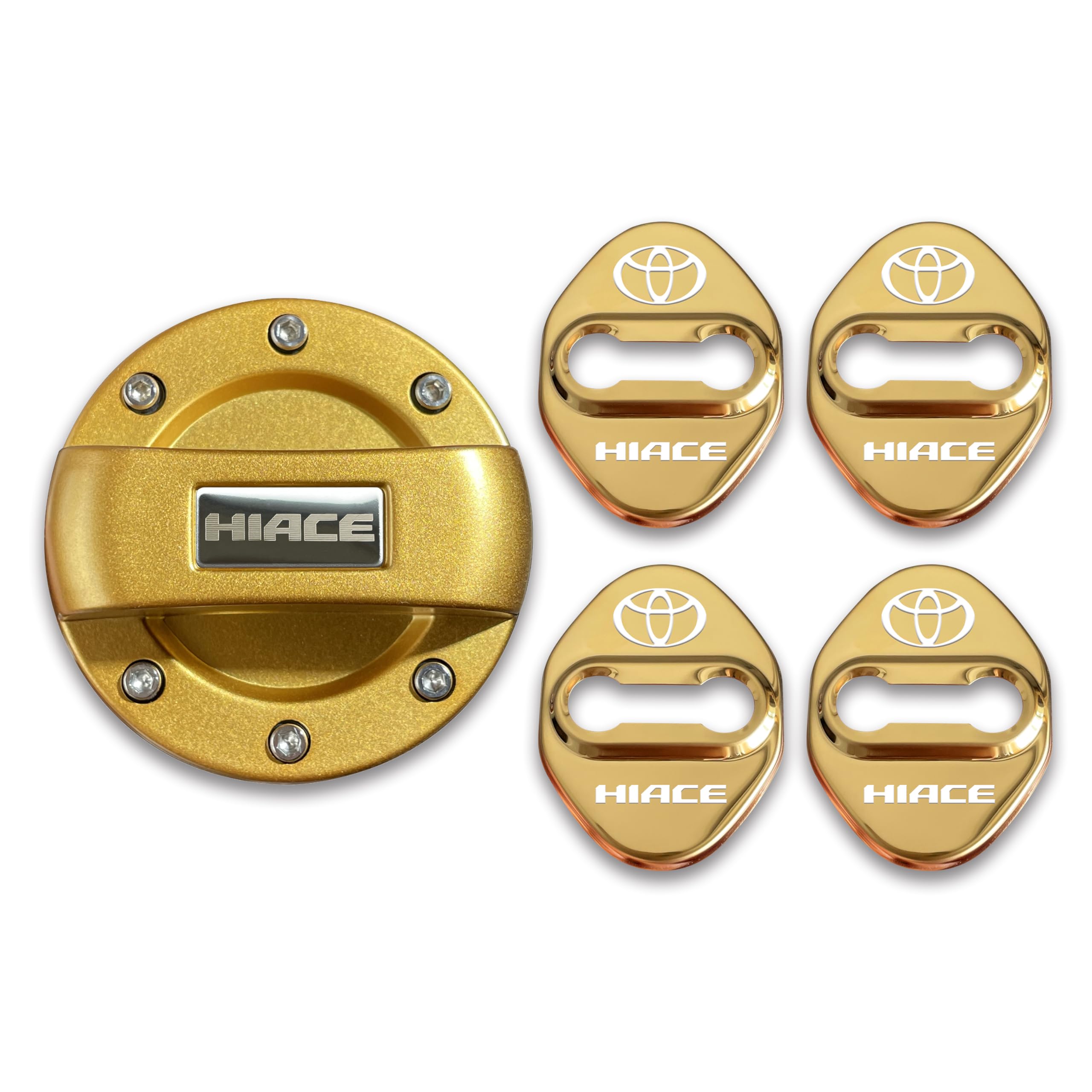 Hiace Gasoline Fuel Spout Cap Cover, Fuel Cap Cover, Door Striker Cover, Door Lock Cover, Paste Type Set (Gold) золотой
Hiace Gasoline Fuel Spout Cap Cover, Fuel Cap Cover, Door Striker Cover, Door Lock Cover, Paste Type Set (Gold) золотой