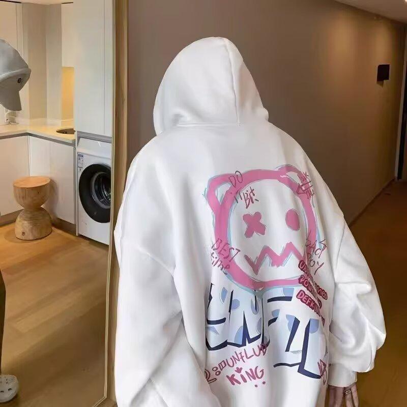 Ретро-свитер в стиле Гонконга, мужской свитер с капюшоном на весну и осень, американский тяжелый уличный стиль, модный бренд, мешковатое пальто 5XL белый
Ретро-свитер в стиле Гонконга, мужской свитер с капюшоном на весну и осень, американский тяжелый уличный стиль, модный бренд, мешковатое пальто 5XL белый