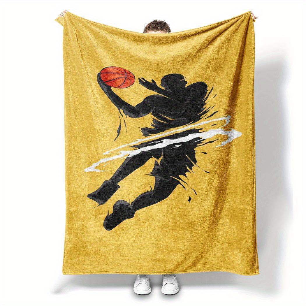 Basketball Player Silhouette Flannel Throw Blanket – Sporty Gift for Home Office Sofa Car Nap 150x230cm 59x91in 130x150cm51x59in
Basketball Player Silhouette Flannel Throw Blanket – Sporty Gift for Home Office Sofa Car Nap 150x230cm 59x91in 130x150cm51x59in