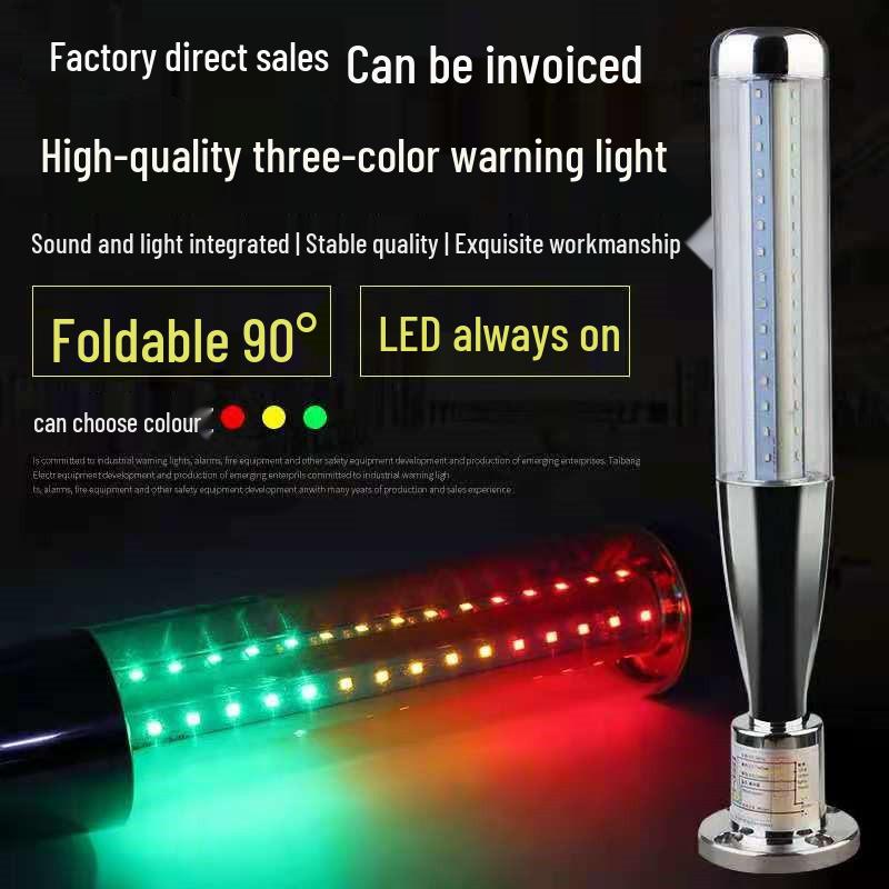 24V Folding LED Signal Tower: Multi-Color Warning Light with Buzzer No
24V Folding LED Signal Tower: Multi-Color Warning Light with Buzzer No
