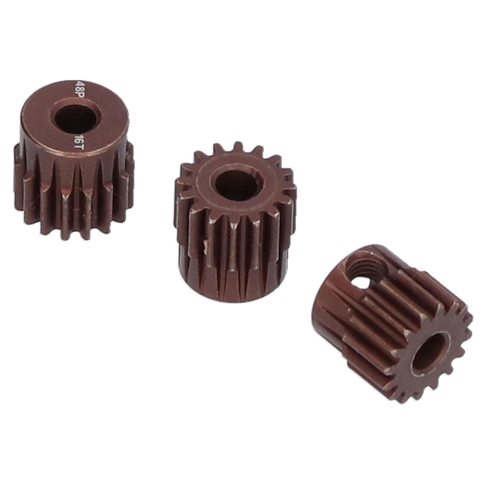 3 шт. 48DP 16T Сталева піньйонна шестерня для 110 RC автомобіля вал 3,175 мм безколекторний/колекторний двигун
3 шт. 48DP 16T Сталева піньйонна шестерня для 110 RC автомобіля вал 3,175 мм безколекторний/колекторний двигун