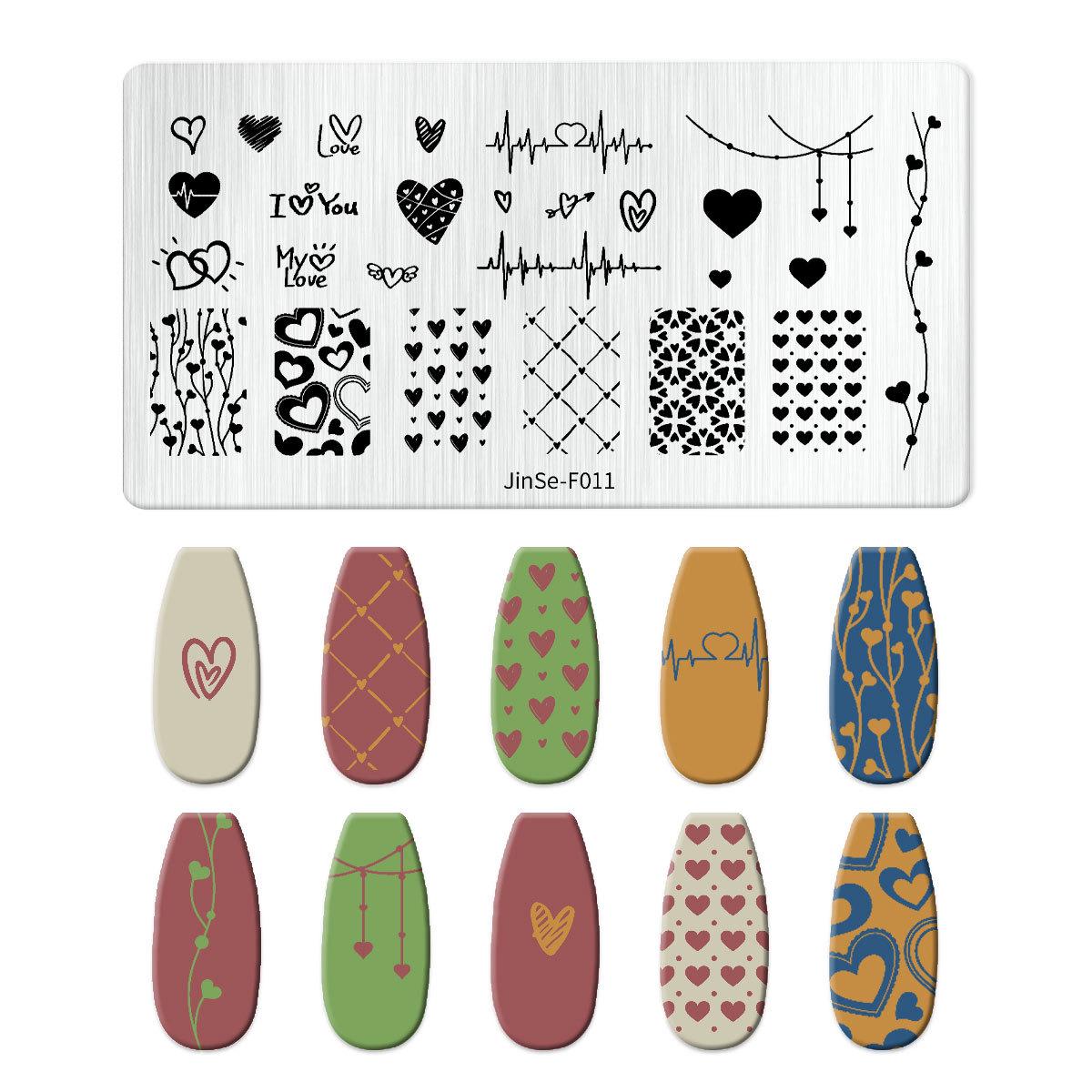 Набор из силиконовых штампов для дизайна ногтей и геометрических стальных пластин
Набор из силиконовых штампов для дизайна ногтей и геометрических стальных пластин