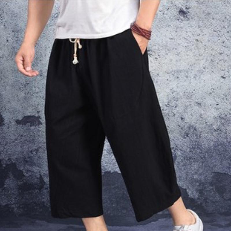 Летние мужские льняные брюки, мужские широкие брюки, мужские брюки с заниженным шаговым швом, хип-хоп, мужские джоггеры, брюки длиной до икр, спортивные брюки в китайском стиле L чёрный
Летние мужские льняные брюки, мужские широкие брюки, мужские брюки с заниженным шаговым швом, хип-хоп, мужские джоггеры, брюки длиной до икр, спортивные брюки в китайском стиле L чёрный