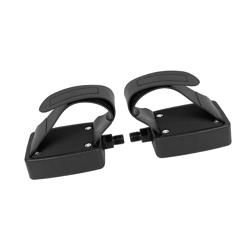 BULLSPANN Pair Road Mountain Bike Exercise Bicycle Pedals 1/2 Spindle Platform Black Stick Foot Strap
BULLSPANN Pair Road Mountain Bike Exercise Bicycle Pedals 1/2 Spindle Platform Black Stick Foot Strap