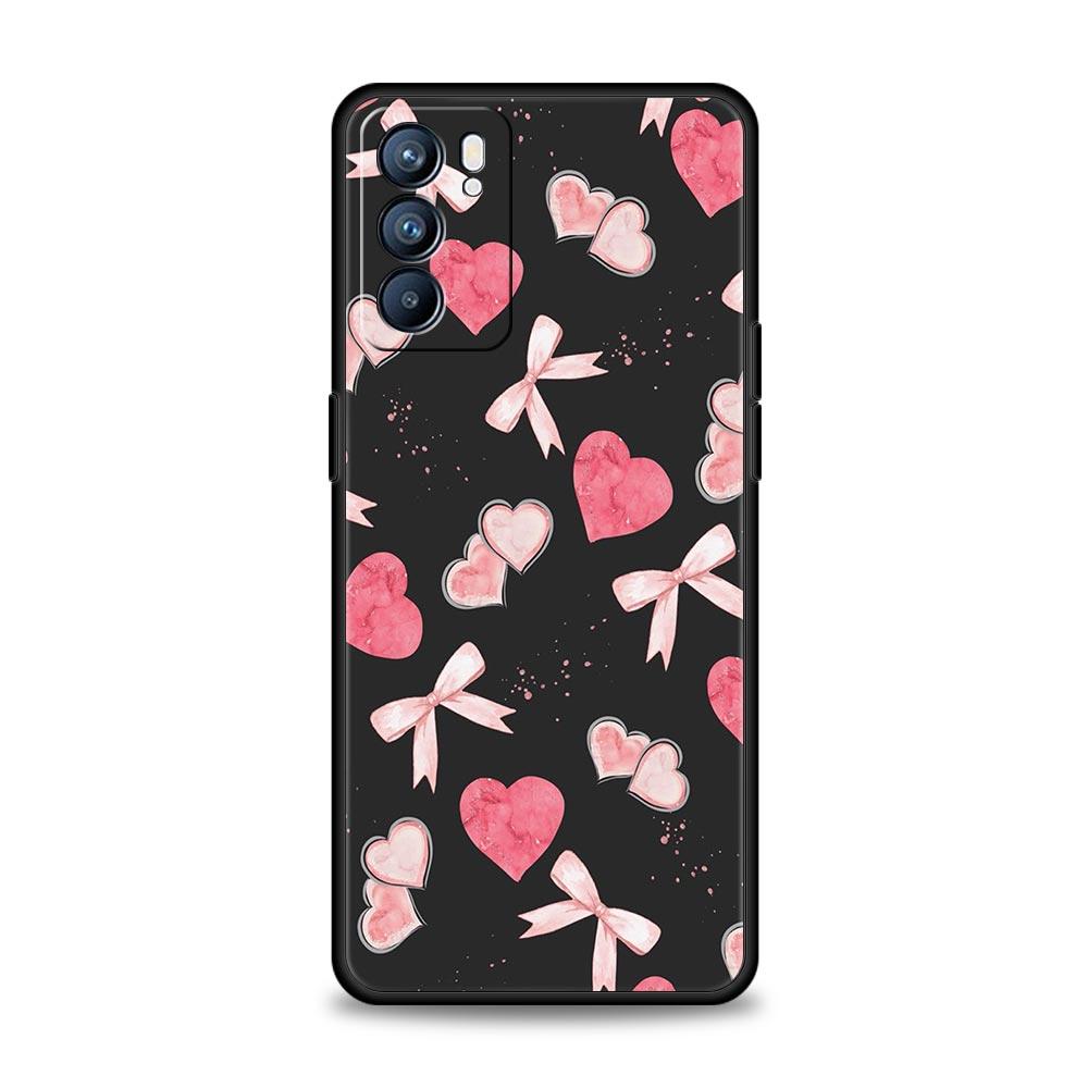 Cute Pink Heart Bow Phone Case For Oppo Reno13 Reno12 Reno11 F Reno10 Pro A54 5G Find X5 A53 A52 A9 A17 A57 4G A79 A80 A98 Cover For Oppo A9 2020
Cute Pink Heart Bow Phone Case For Oppo Reno13 Reno12 Reno11 F Reno10 Pro A54 5G Find X5 A53 A52 A9 A17 A57 4G A79 A80 A98 Cover For Oppo A9 2020