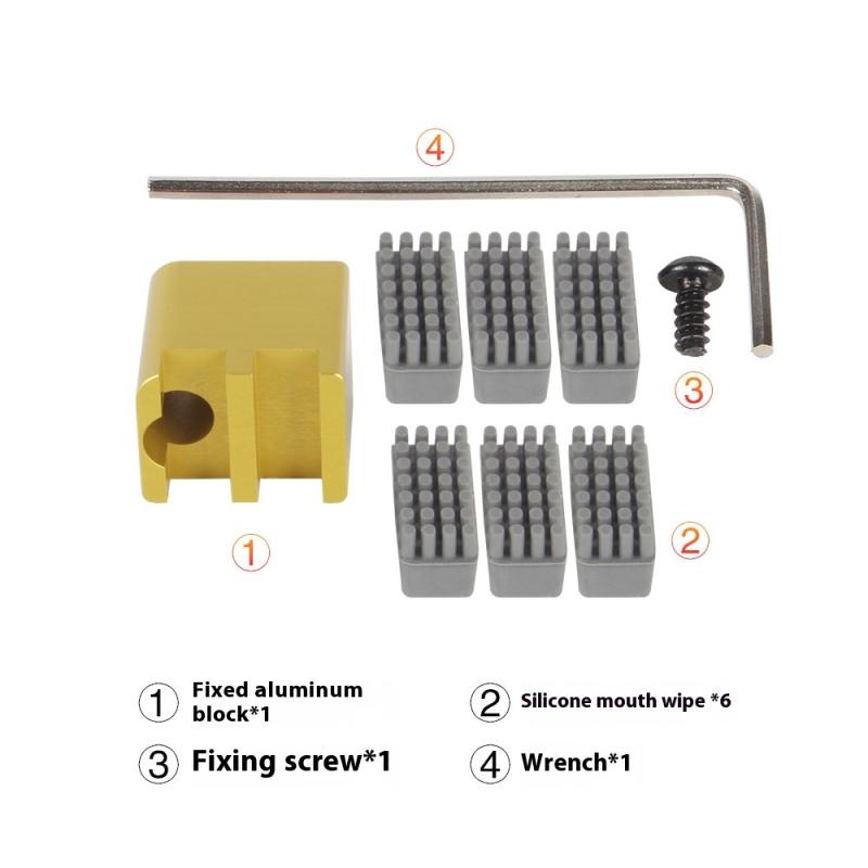1 комплект установленных скрабберов для очистки печатающей головки, протирка головки принтера для серии Bambu Lab X1 P1S, щетка для сопла, щетка-дворник Bambulab
1 комплект установленных скрабберов для очистки печатающей головки, протирка головки принтера для серии Bambu Lab X1 P1S, щетка для сопла, щетка-дворник Bambulab
