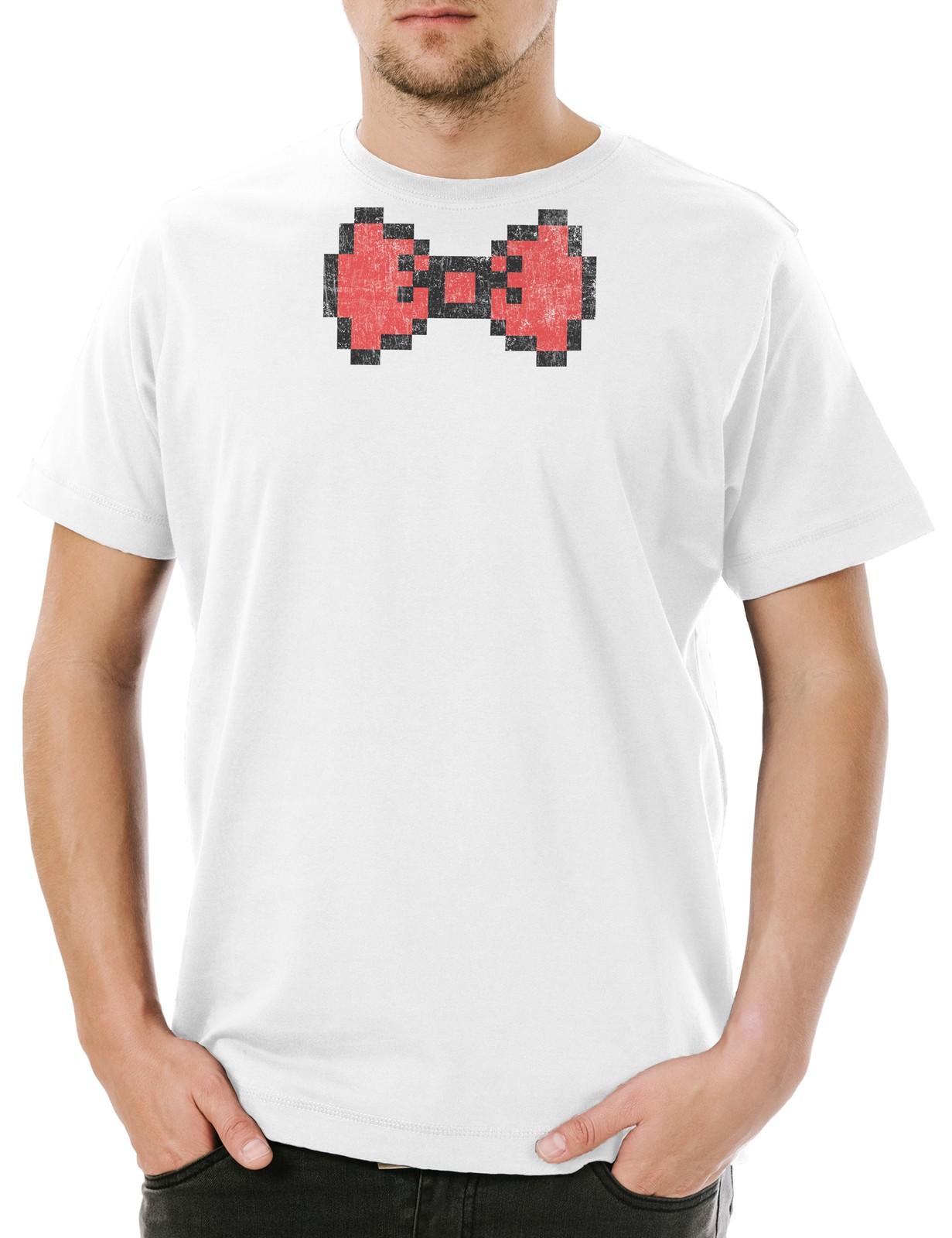 Pixel Bowtie Herren T-Shirt Mens Womens Tees Top Rote Red Flieg Bow Tie Anzug Karneval Fasching S
Pixel Bowtie Herren T-Shirt Mens Womens Tees Top Rote Red Flieg Bow Tie Anzug Karneval Fasching S
