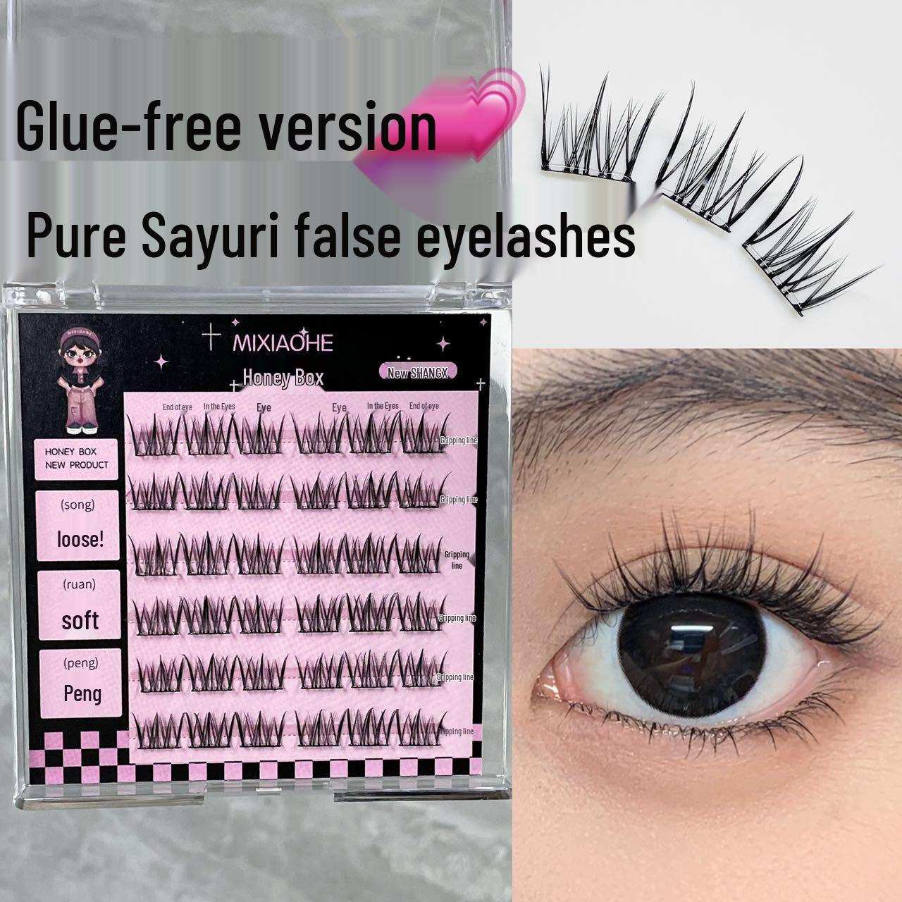 Honey Box Little Lily Natural False Eyelashes – Glue-Free, Single Cluster for a No-Makeup Look, Perfect for Beginners
Honey Box Little Lily Natural False Eyelashes – Glue-Free, Single Cluster for a No-Makeup Look, Perfect for Beginners
