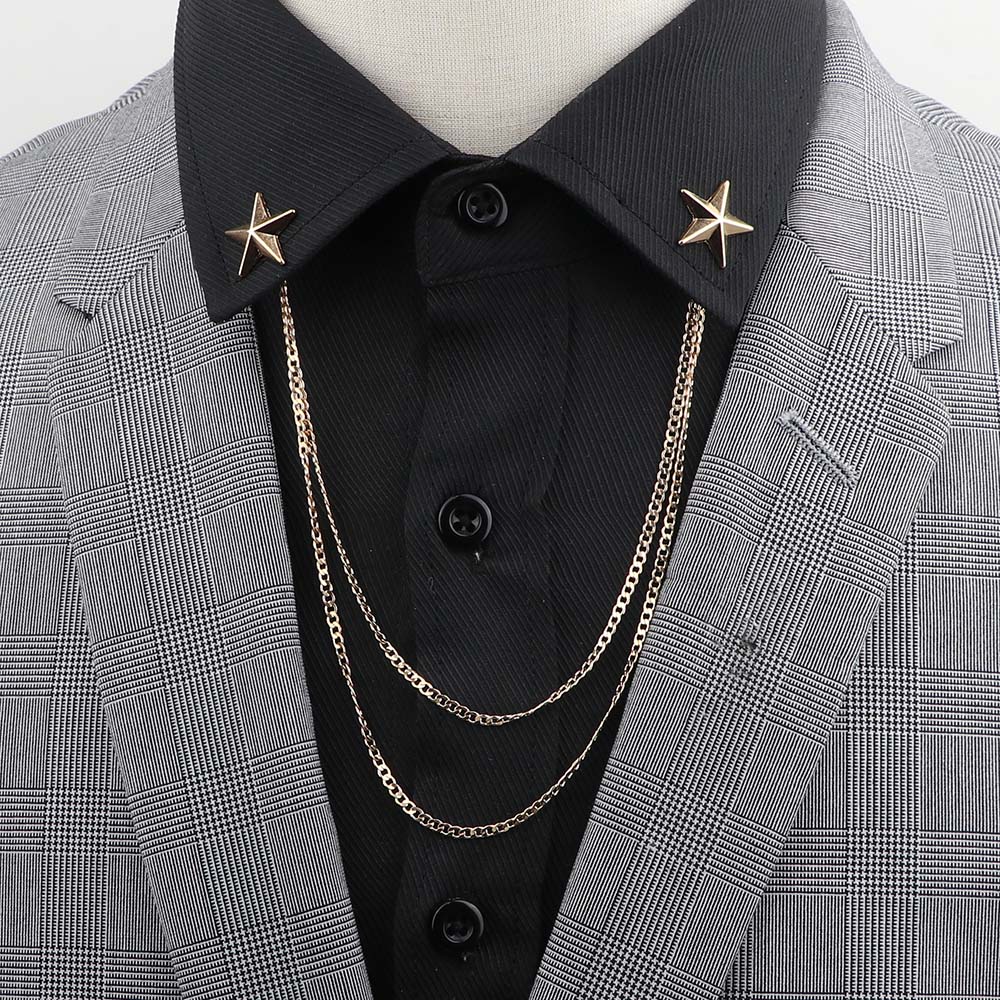 Man Suit Shirt Collar Tassel Chain Lapel Pin Brooch Dragon Badge Retro Pins Wedding Dress Party Dance Neckware Accessories
Man Suit Shirt Collar Tassel Chain Lapel Pin Brooch Dragon Badge Retro Pins Wedding Dress Party Dance Neckware Accessories