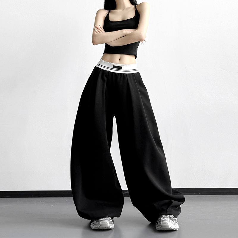 Women s Spring 2026 Loose Fit Color-Block Waistband Patchwork Sports Pants - Slimming Wide Leg Design L чёрный
Women s Spring 2026 Loose Fit Color-Block Waistband Patchwork Sports Pants - Slimming Wide Leg Design L чёрный