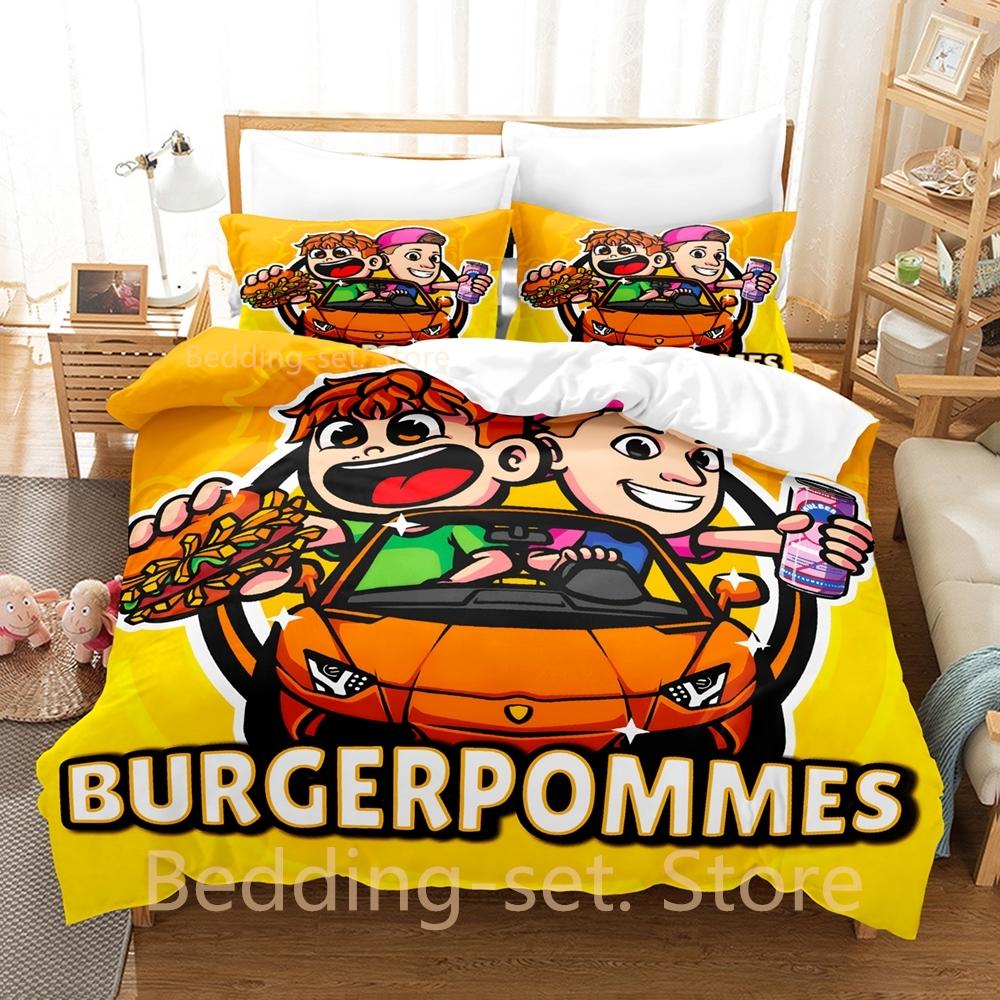 Burgerpommes Elerkopf Bedding Set Single Twin Full Queen King Size Bed Set Icrimax Bedroom Duvetcover Sets Lukasbs Bed 180*220cm 3pcs
Burgerpommes Elerkopf Bedding Set Single Twin Full Queen King Size Bed Set Icrimax Bedroom Duvetcover Sets Lukasbs Bed 180*220cm 3pcs