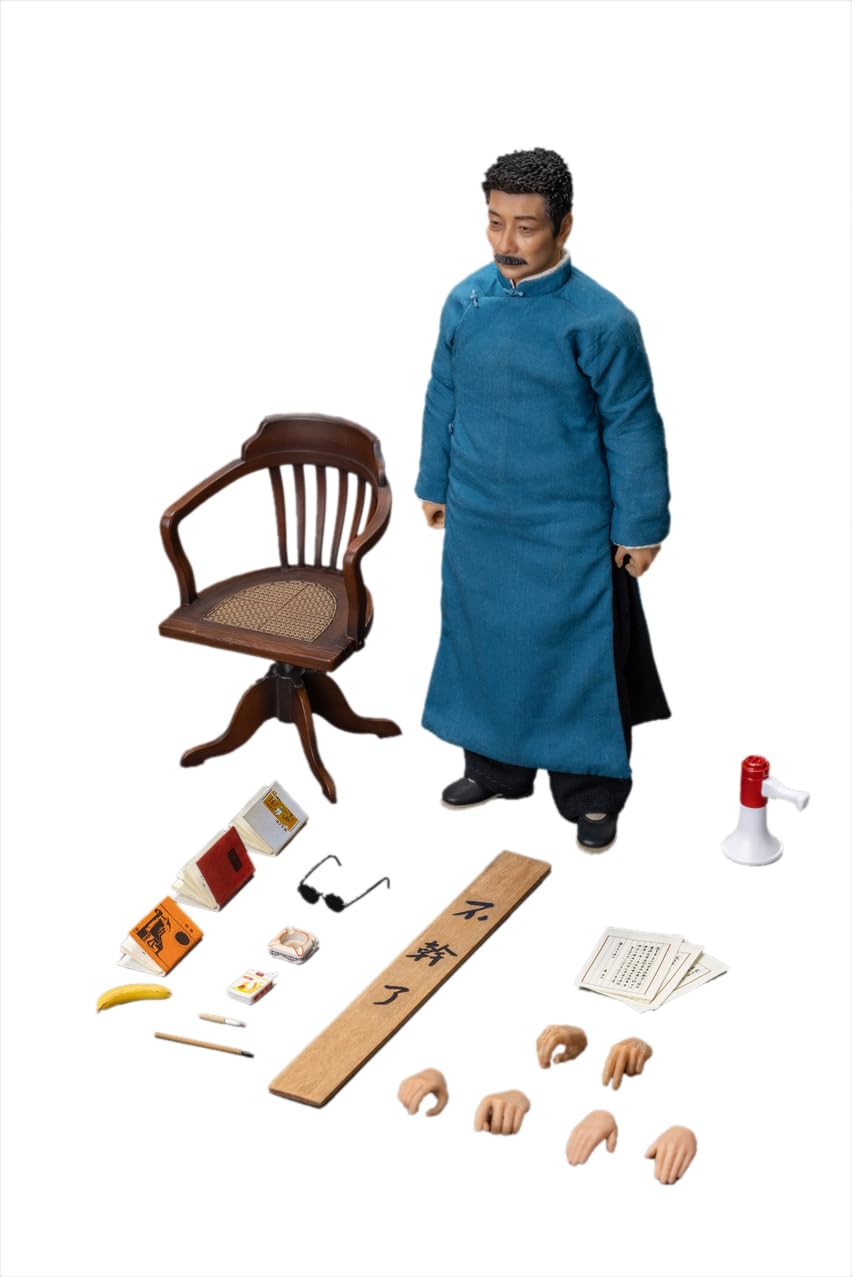 YUANXINGSHI x TO FUTURE LX002 Lu Xun Luxury Edition Scale Cloth ABS PVC PU Metal Painted Movable Figure 1/12 & & & &
YUANXINGSHI x TO FUTURE LX002 Lu Xun Luxury Edition Scale Cloth ABS PVC PU Metal Painted Movable Figure 1/12 & & & &