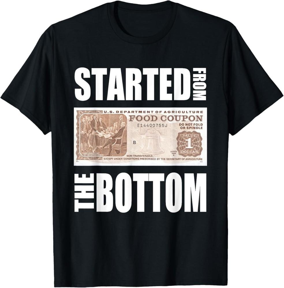 Started From Bottom Food Stamp Apparel T-Shirt Tops Tee S
Started From Bottom Food Stamp Apparel T-Shirt Tops Tee S