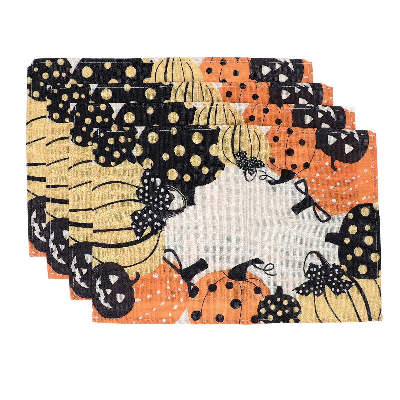 4 Pcs Pumpkin Placemats Set Linen Party Decoration Wrinkle Resistant Soft Fall Pumpkin Place Mats fo
4 Pcs Pumpkin Placemats Set Linen Party Decoration Wrinkle Resistant Soft Fall Pumpkin Place Mats fo