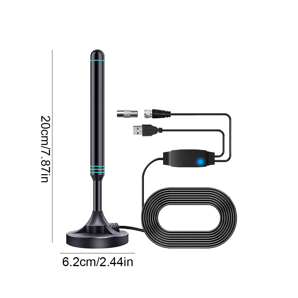 Portable HD TV Antenna 4K/1080P 480+ Miles Adjustable VHF UHF Indoor Outdoor Antenna Magnetic Base VHF UHF Digital HD Aerial
Portable HD TV Antenna 4K/1080P 480+ Miles Adjustable VHF UHF Indoor Outdoor Antenna Magnetic Base VHF UHF Digital HD Aerial