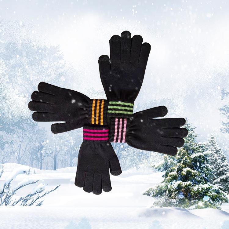Winter Women s Thickened Velvet Finger-covered Gloves Knitted Anti-freeze Warm Life Touch Screen Magic Gloves One size
Winter Women s Thickened Velvet Finger-covered Gloves Knitted Anti-freeze Warm Life Touch Screen Magic Gloves One size