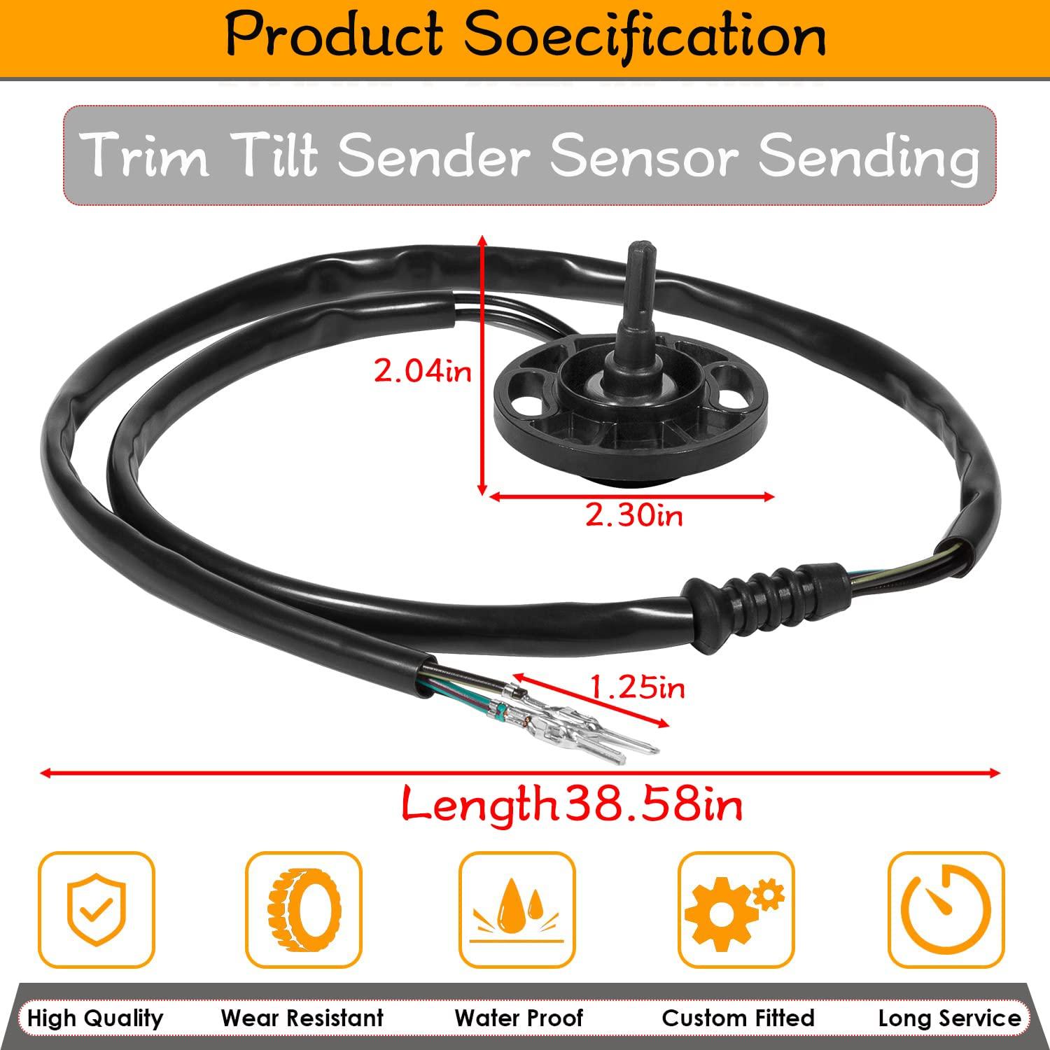 Boat Parts Trim Tilt Sender Sensor Sending with 3-Wire Used for Volvo Penta SX-A, DPS-A, DPS-B Sterndrives Drive, Replaces 21484383, 3841840
Boat Parts Trim Tilt Sender Sensor Sending with 3-Wire Used for Volvo Penta SX-A, DPS-A, DPS-B Sterndrives Drive, Replaces 21484383, 3841840